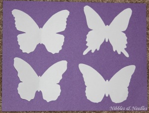 Butterfly Templates for the 2-In-1 Butterfly Cut-Out Card from Nibbles & Needles