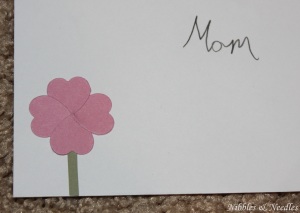 Embelished Envelope for the Heart 'n Flower Bouquet Card